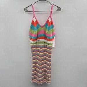 Crave Fame Colorful Stripe Knit‎ Dress